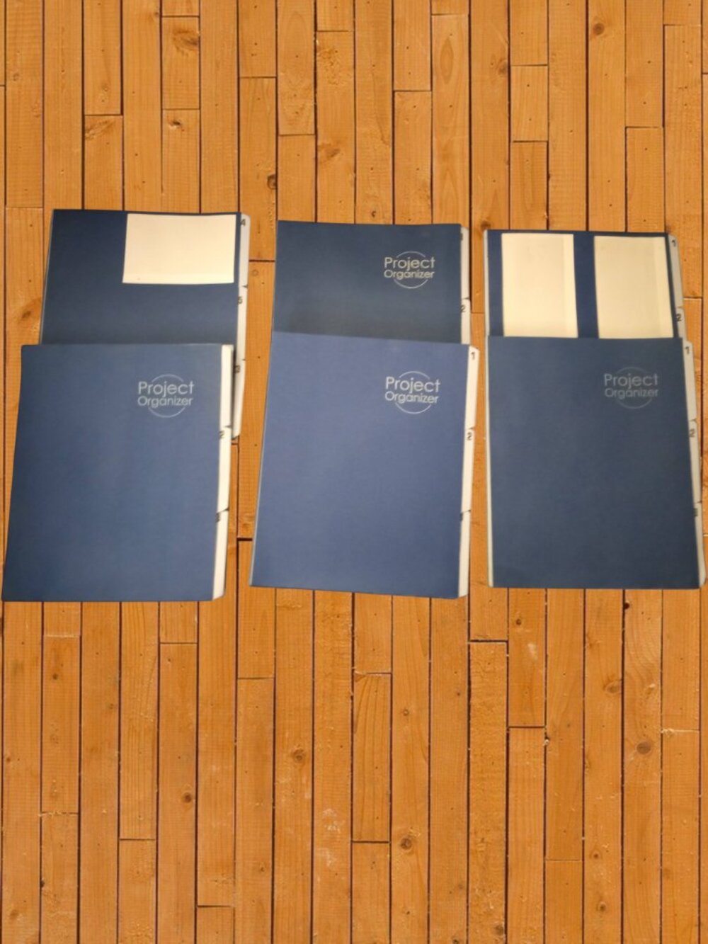 Smead® File Organizer, 10 Tabs, Letter Size, Navy - Set of 6